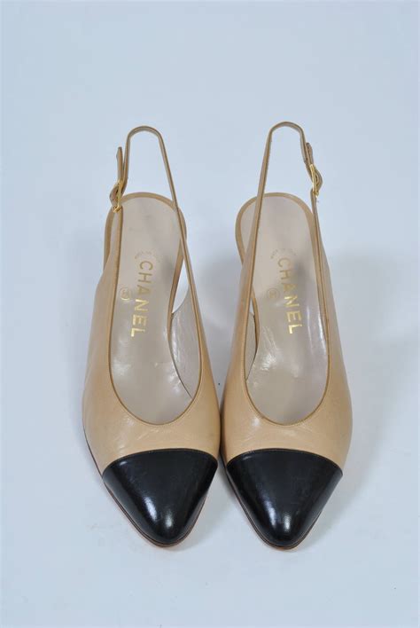 chanel slingback|chanel slingback vintage.